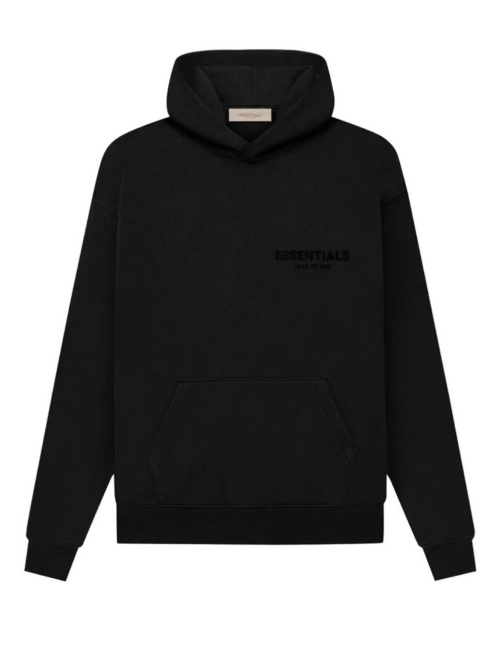 Fear of God Essentials Hoodie SS22 Stretch Limo Black